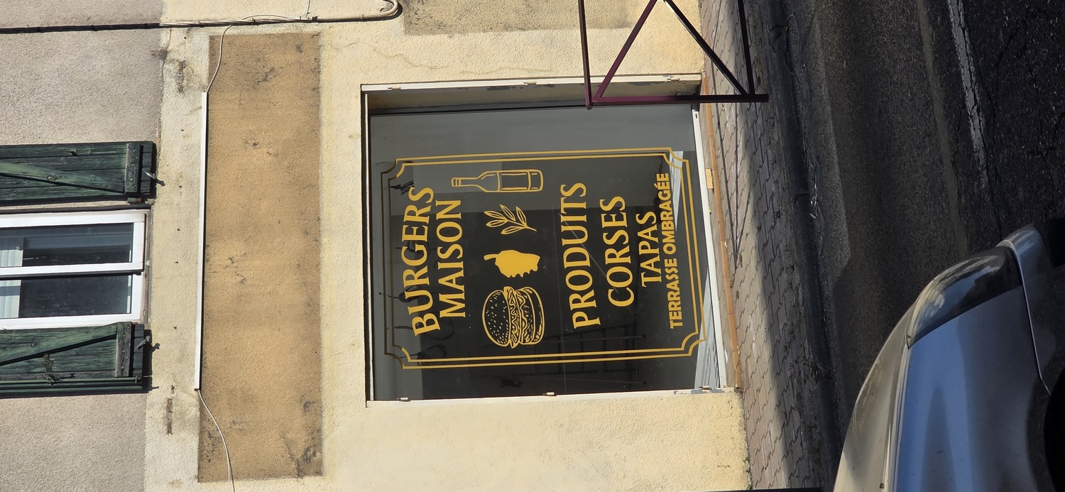 Flocage Vitrine Restaurant